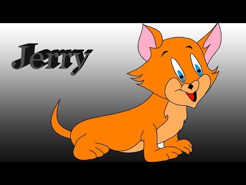 Draw Tom & Jerry's Mouse in MS Paint.