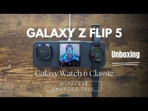 Unboxing & First Look: Samsung Galaxy Z Flip 5, Galaxy Watch 6 Classic, and Wireless Charger Trio!