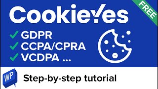 Free WordPress Cookie Plugin – CookieYes Tutorial