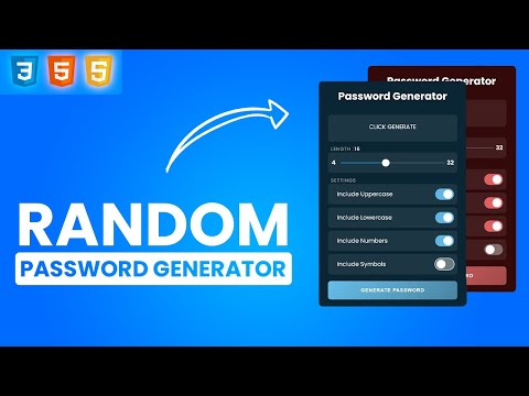 Random Password Generator | JAVASCRIPT | Zia Codes