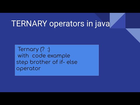 "Understanding the Ternary Operator in Java: Practical Examples"