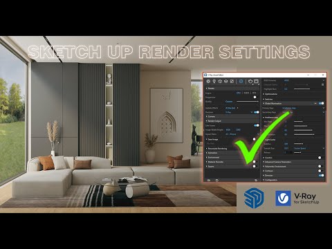 vray rendering in sketchup #3drenderings