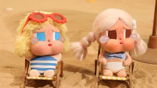 POP MART | CRYBABY Vacation Mode On Series-Vinyl Plush Pendant Blind Box