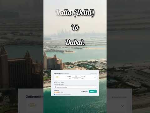 India to Dubai Budget Trip | Return Flights + VISA + Stay