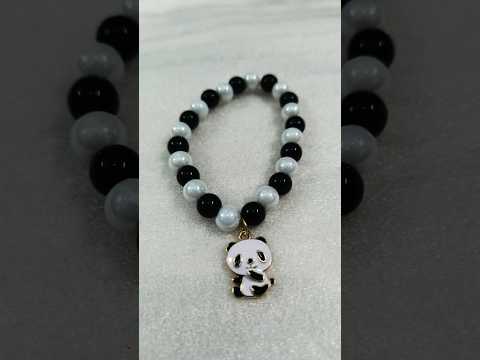 panda 🐼 bracelet love #braceletsforsale #handmadebracelets #braceletmaking #madurai