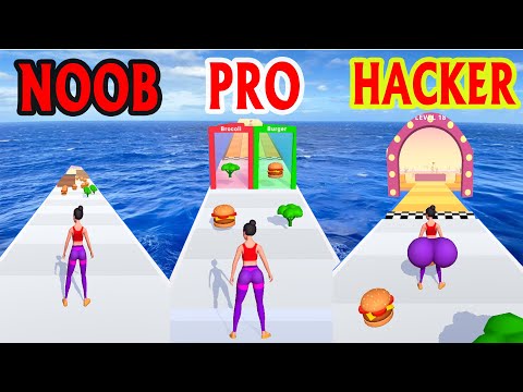 NOOB vs PRO vs HACKER - Twerk Race 3D ( Part 0-15 ) TapME/TapOK Gaming