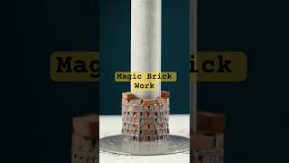 Magic brick work #dailyconstruction #sitework #brickwork #brickwall #viral #trending