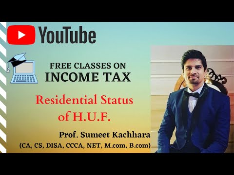V11_I10 Residential Status of HUF