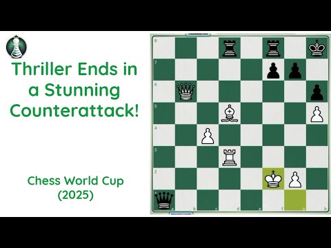 Pragg vs Dubov | World Cup 2025 Thriller Ends in a Stunning Counterattack! | Prodigy Pawn