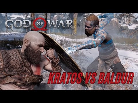 Kratos vs Baldur – The First God Fight | God of War 4 (Cinematic Gameplay)