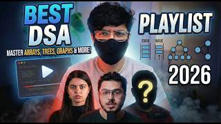 Best DSA Playlist on YouTube 🔥 | Best Dsa course | Best Playlist for DSA on Youtube