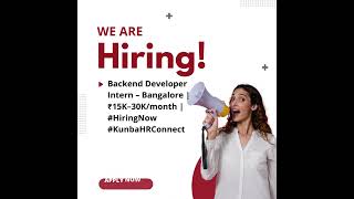 IT Job 15092025 Kunba HR Connect #itjobs #remotetechjobs