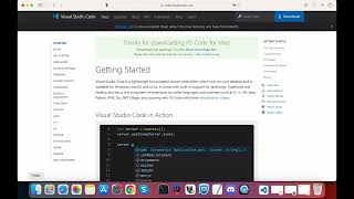 Visual Studio Code Installation