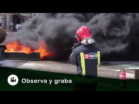 Entrenamiento de bomberos. Codimg en Falck Sci.