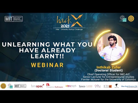 Unlearning What you have already learnt!! | hackX 2021 | University of Kelaniya