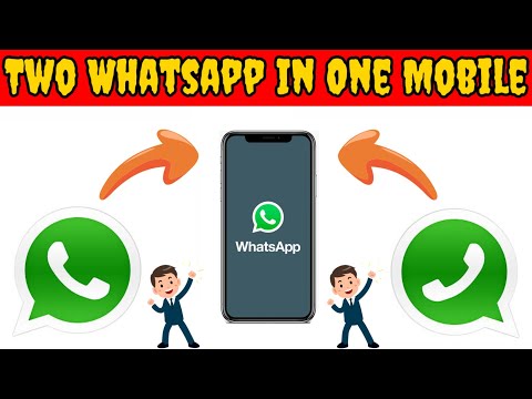 how to use two whatsapp in one mobile || ek mobile me 2 whatsapp kaise chalaye