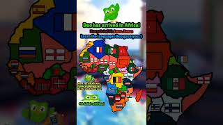 Duo visits AFRICA!#map #mapping #duolingo #ww1 #ww2 #history #historia #geo #europe #africa #fyp #o