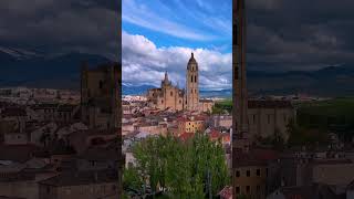 Segovia’s Old Town, a UNESCO World Heritage Site in Spain. #travelspain #spain #travel