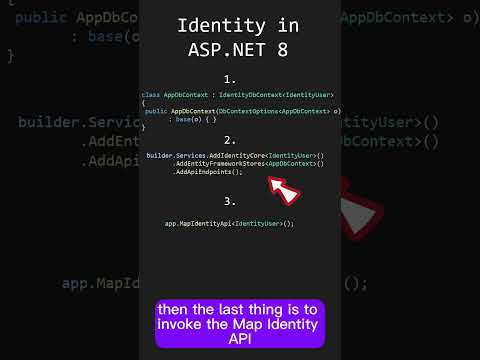Web API Identity in 1 minute