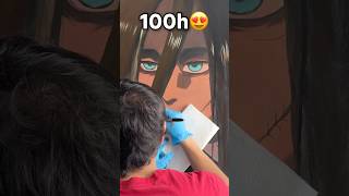 1 hour vs 100 hour Eren PAINTING…