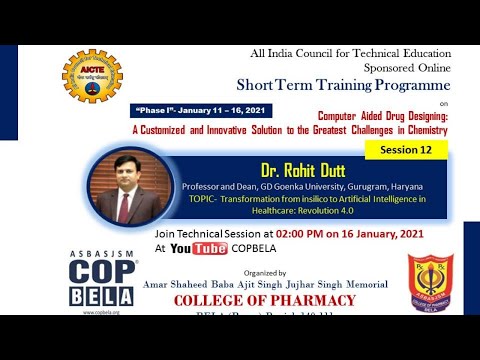 DAY-06, SESSION-12, AICTE SPONSORED STTP @ COP-BELA