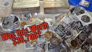 Massive Gold and Silver Stacking Haul from Local Coin Shops. Worth it at today Silver and Gold Price