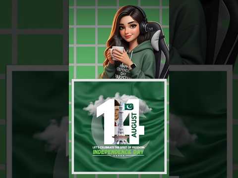 Independence Day Post Design in Canva | 14 August #Short #Tutorial #ViralShort