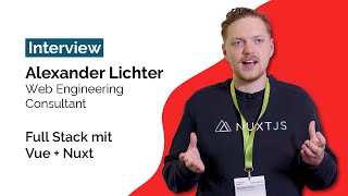 Alexander Lichter im Interview: Fullstack-Entwicklung mit Vue und Nuxt