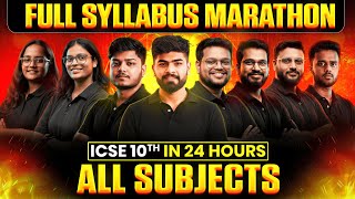 🔥 All Subjects Marathon | FULL ICSE Class 10 Syllabus | Boards 2026