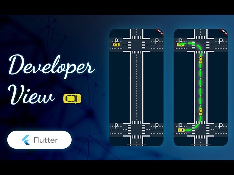 Flutter Car Drag Path Moving Advance Animation | Flutter Animation | Flutter advanced | Speed Code|