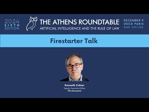 Session 6 | Keynote by Kenneth Cukier: “PeaceTech” | Athens Roundtable 2025