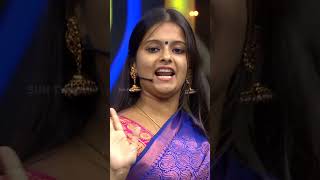 #Nandhini வேற மாரி போங்க 🤣 | #Throwback | SunTV #shorts