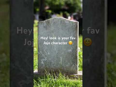 Hey! Look it’s your favourite jojo character! 😊
