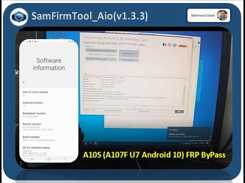 Samsung A10S (A107F Android 10) FRP Bypass Latest Security By SamFirm Tool Aio v1.3.3_ Just 2 Min