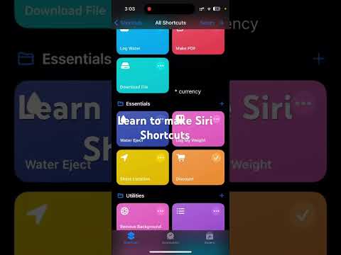 How to create Siri Shortcuts on an iPhone.