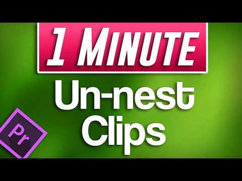 Master Unnesting Sequences in Adobe Premiere Pro (Tutorial)