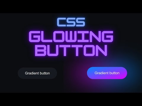Glowing Button in CSS With Hover Effects Tutorial