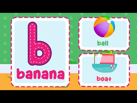 " Learn Lowercase b! | ABC Alphabet for Kids | Fun Phonics & Words with b Fun - Kids Songs"