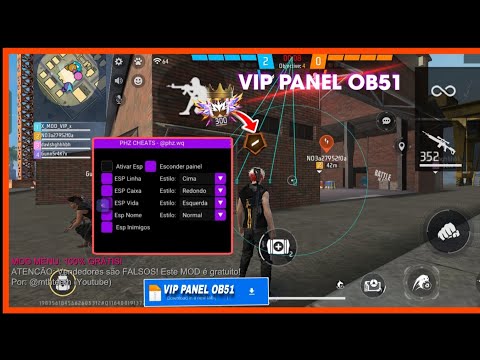 #ob51  Update XFree Fire Max PanelInjector Hack Rank  Working🇧🇷 AutoHeadshot Panel 😈 Mod Menu ⚙️#vip