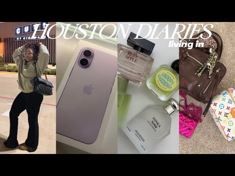 Houston Diaries | living in Houston , unboxing iPhone 17 ,  Tj max fragrance shopping , movie date 