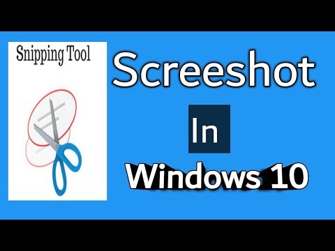 How To Take A Screenshot With A builtin Tool in Windows 10 | 2019 | Irfan'sPlanet