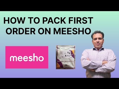 How to Pack First Order on Meesho l Meesho per Pehla Order Kaise Pack or Process  Karen