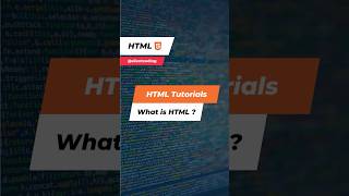 What is HTML ? #html #html5 #htmltutorial #frontend #frontenddevelopment #coding