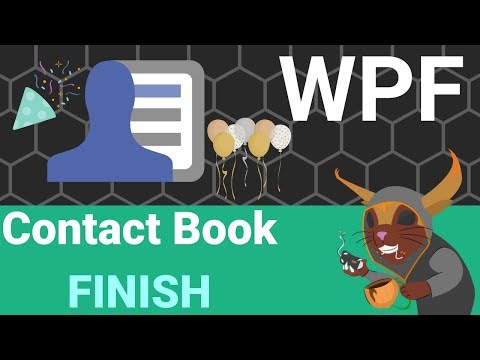 WPF Contact Book FINISH - [JsonDataService & Bugfix]