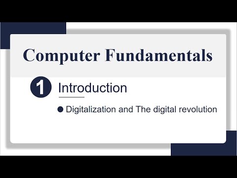 4.Digitalization and the Digital revolution