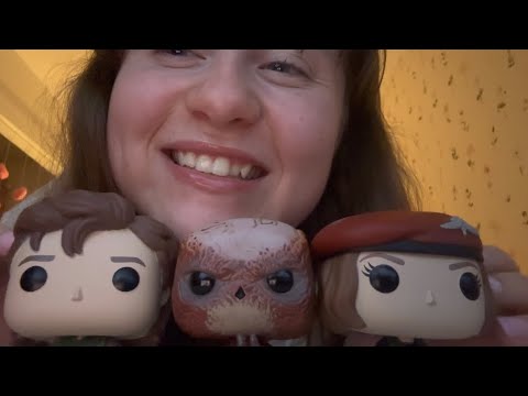ASMR tapping & scratching on my funko pop figurines! 