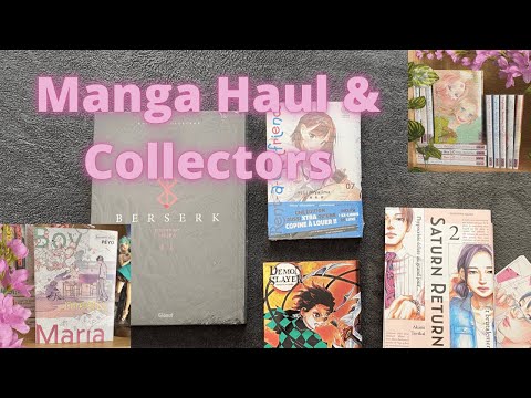 Manga Haul de Juillet - Collectors et série terminée !