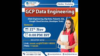 GCP Data Engineering - New Batch | Kalyan IT Hub