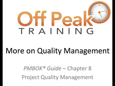 8.B - More on Quality Management