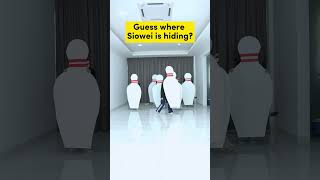 Guess where Siowei is hiding🤔👀